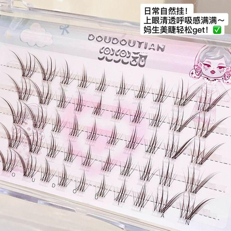 Nreain - Fox Eye Natural Cluster False Eyelashes