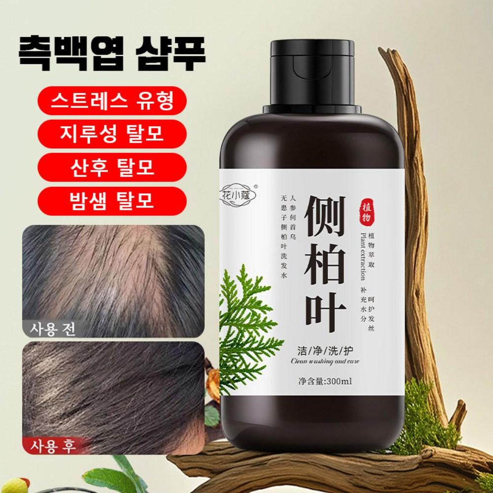 Ginseng Thuja Leaf Shampoo, Anti-hair loss shampoo, Refreshing oil control shampoo, Dandruff relief, Thuja Leaf Shampoo 300ml 2 pcs