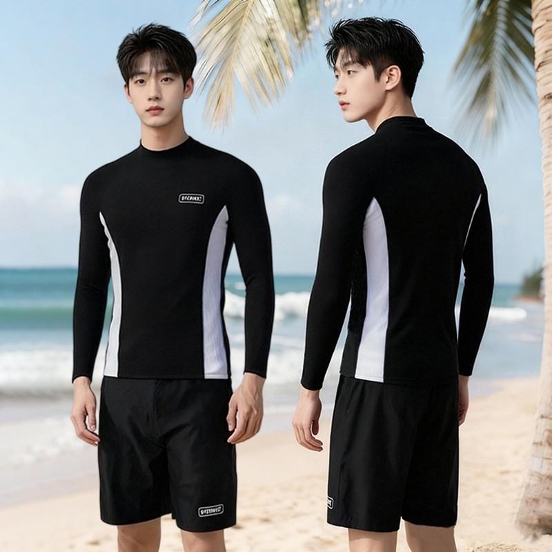 Womens Long Sleeve Rash Guard Set With Pants UV Protection Quick Dry Surfing Snorkeling Dive Suit