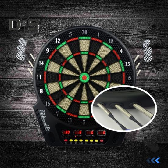 Electronic Dart Board with LCD Displays Lower Bounce Rate Compact Design Battery Powered Digital Soft Tip Dartboard Set