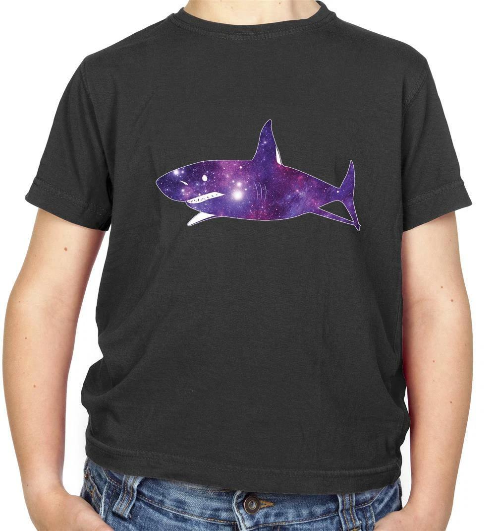 Space Shark - Kids T-Shirt - Animal - Vet - Love - Fish - Great White - Gift 120