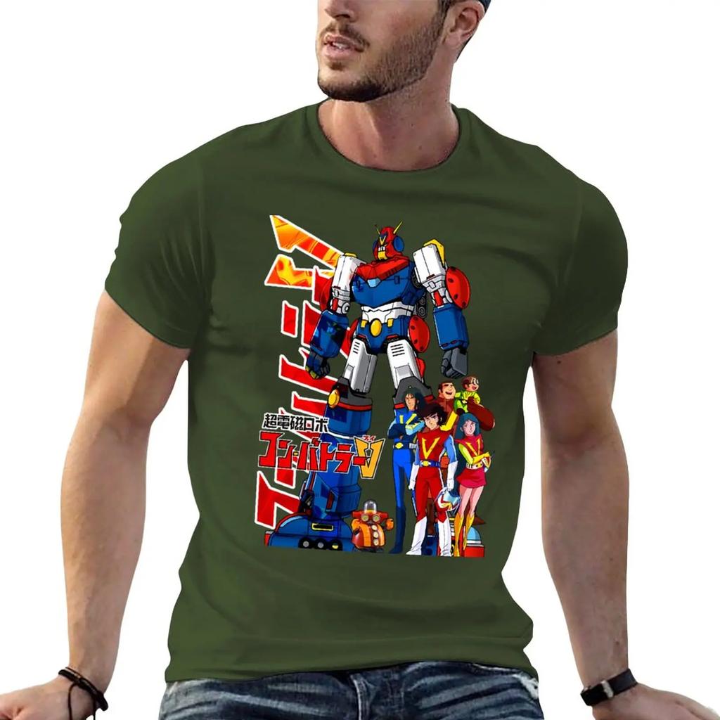 New Combattler V & Pilot Team T-Shirt customized t shirts mens tall t shirts