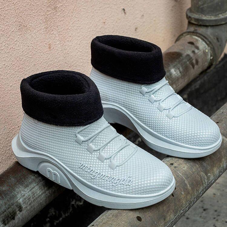 Waterproof shoes men's and women's rain shoes low tube Korean version fashionable adult low top lightweight four seasons outdoor wear short tube