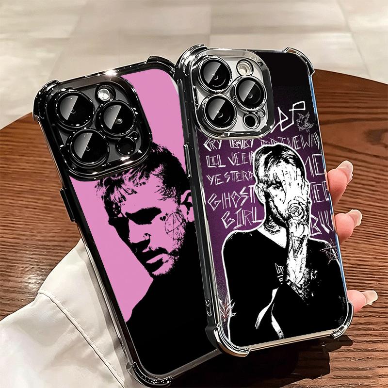 Lil Peep Hellboy Liebe Beschichtung Handyhülle Für Iphone 16 17 Pro Max Air 16E 14 15 Plus 12 13 Mini Anti-Fall Airbag Abdeckung