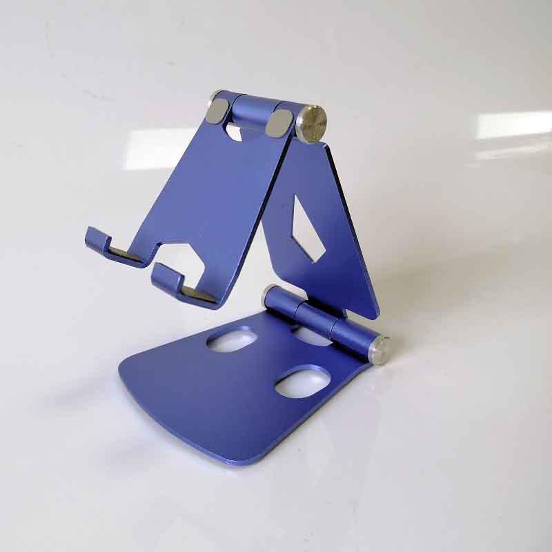 

Багатоскладова настільна підставка з алюмінієвого сплаву для планшетів і телефонів T10 синій