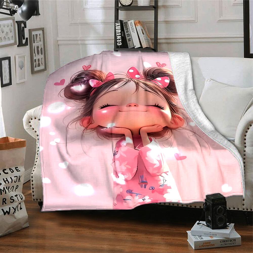 Floral Ballerina Dance Gift Blanket Durable Comfort Suitable for Sofa Couch Office Bed Picnics All-Season Use Digital Print Perfect GiftY19