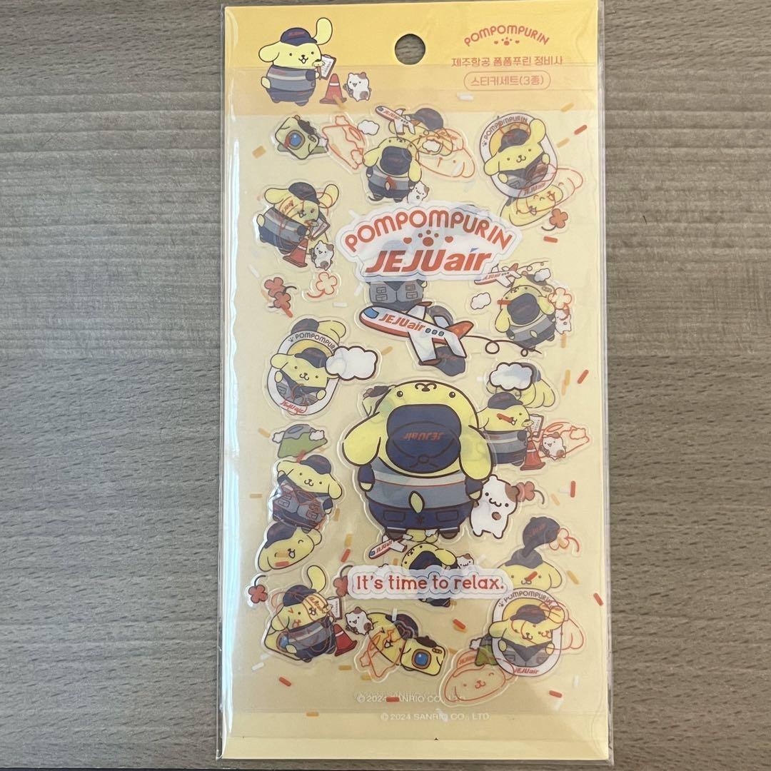 

[USED] Pompompurin Jeju Air Collaboration Sticker Korea Exclusive