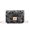 Spring New Product Fashion Lace Small Square Bag Casual Mobile Phone Bag Mini Women's Bag Chain Bag