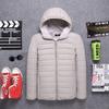 Hooded Padded Jacket Mens Short Youth Large Size Everyday Winter Padded Jacket