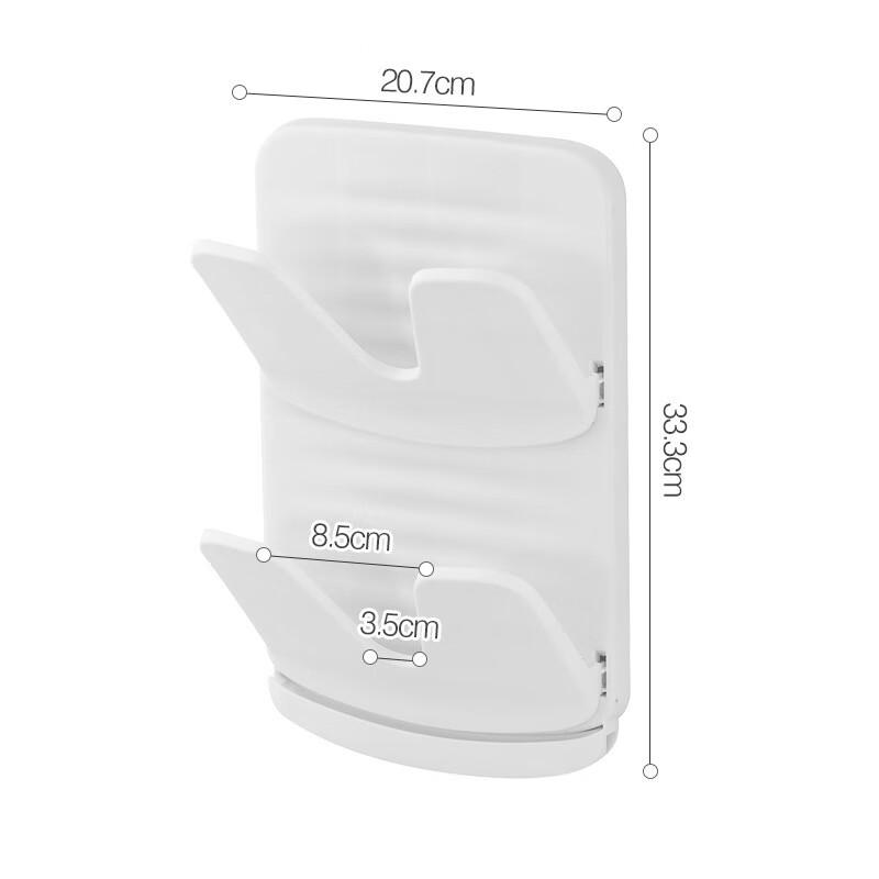 

ZISIZ Wall-Mounted Punch-Free Double-Layer Pot Lid Holder