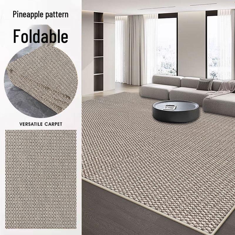 Washable Foldable Imitation Sisal Tatami Mat – Non-Slip, Easy-Care Floor Covering for Bedroom, Bay Window, or Living Room.