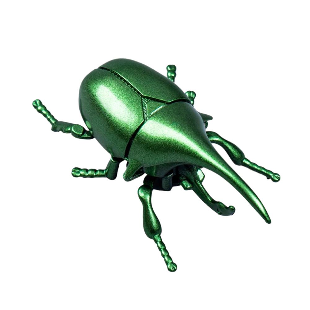 Clockwork Rhinoceros Beetle Toy Insect Crawling Pets Model Realistic Movement Collection Nature Lover'S Gift For Children
