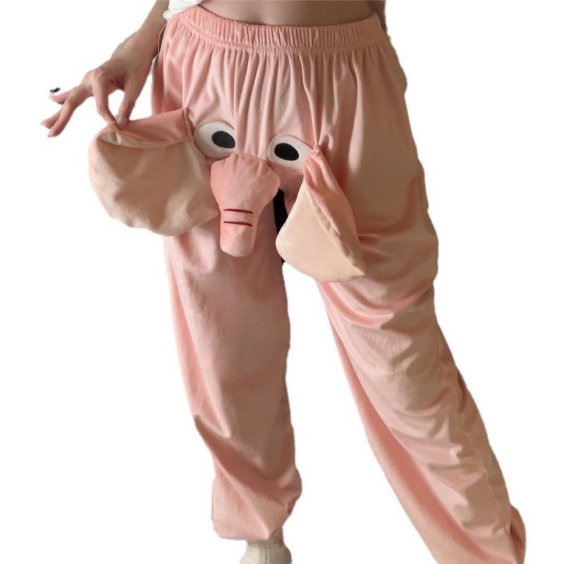 Frühlings- & Herbst-Süßer Elefant 3D Lockere Hose - Unisex Lässige Nachtwäsche