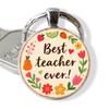 Cel mai Bun Profesor Din Toate Timpurile Breloc cu Scrisoare Pandantiv Decorativ Pentru Cadouri