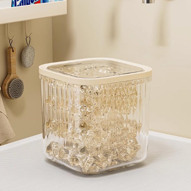 1 Stück Waschmittelkapselbehälter Großes Fassungsvermögen Waschmittel Aufbewahrungsbox Waschpulver Duftperlen Organizer Feuchtigkeitsdicht