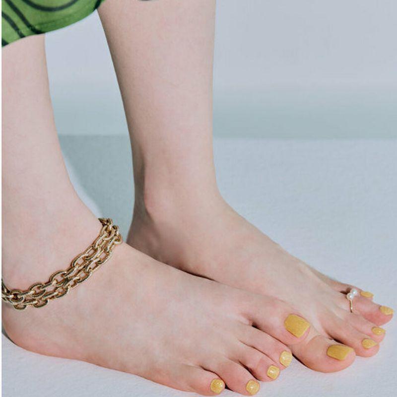 Amalfi Yellow Gel Pedi