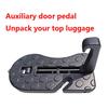 Car Door Step Assist Pedal Rooftop Roof Rack Auxiliary Foot Step Hooked On Cars