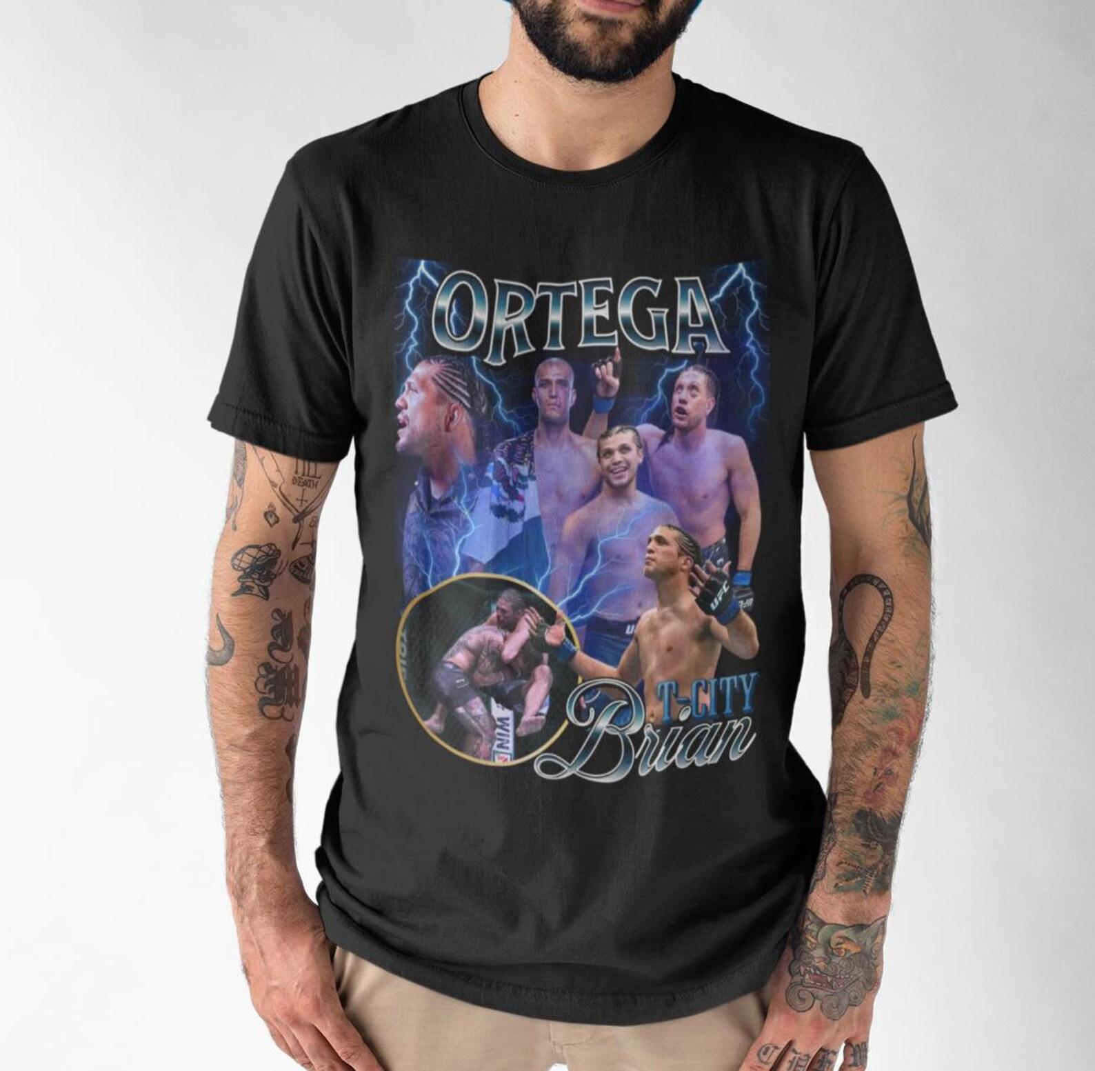 Brian Ortega T-City 90s UFC Shirt Graphic Style T-Shirt kickboxing T-Shirt Vintage Oversized Sport Tee Retro Boxer MMA Bootleg Gift MMA S