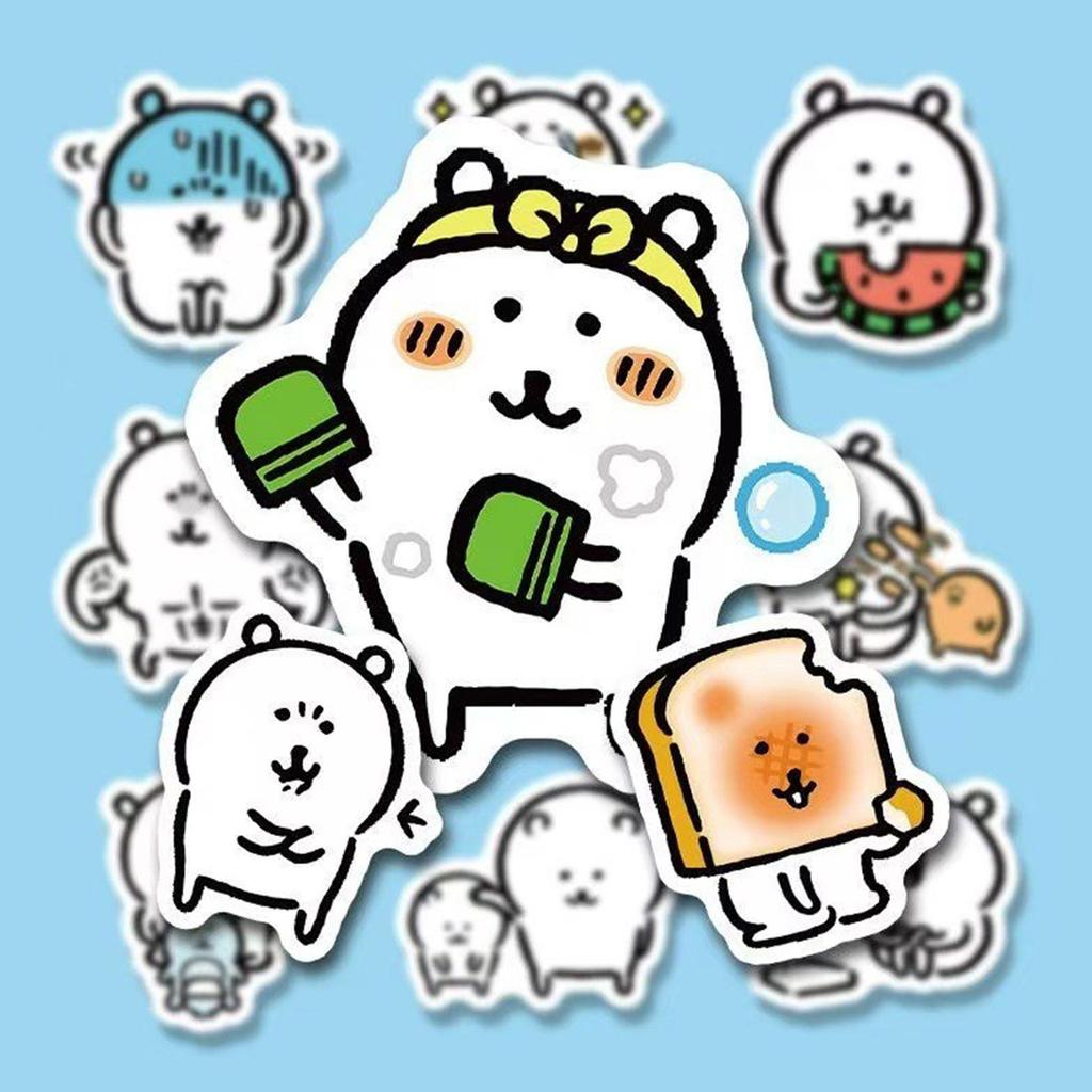 Multifunction Notebook Account Journaling Supplies Decoration Stickers Adorable Anime Sticker Water Cup Decorative Small Sticker