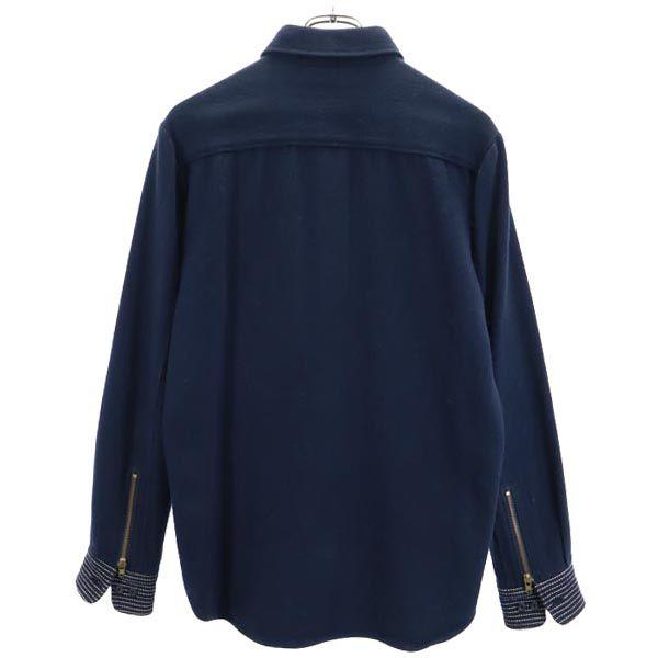 UNDERCOVER Made in Japan Cotton Long sleeve shirt 2 Navy blue Men's Used