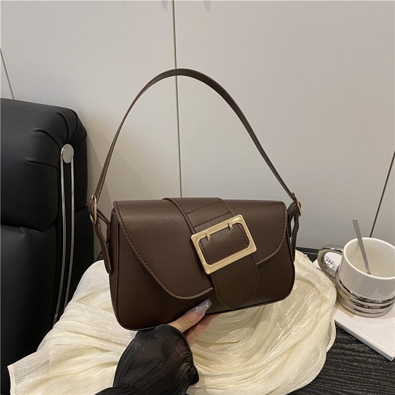 Crossing Europe, America, Underarm Fashion Women's Bags 2025 New Korean Version Simple and Versatile Small Square Bag Texture Shoulder Bag