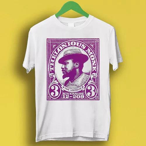 

Thelonious Monk Jazz Bop Music Retro Cool Top Gift Tee T Shirt P2998 S