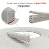 6m Door & Window Soundproof & Anti-Collision Sealing Strip, Porous Design, Windproof & Thermal Insulation. Adjustable Thickness