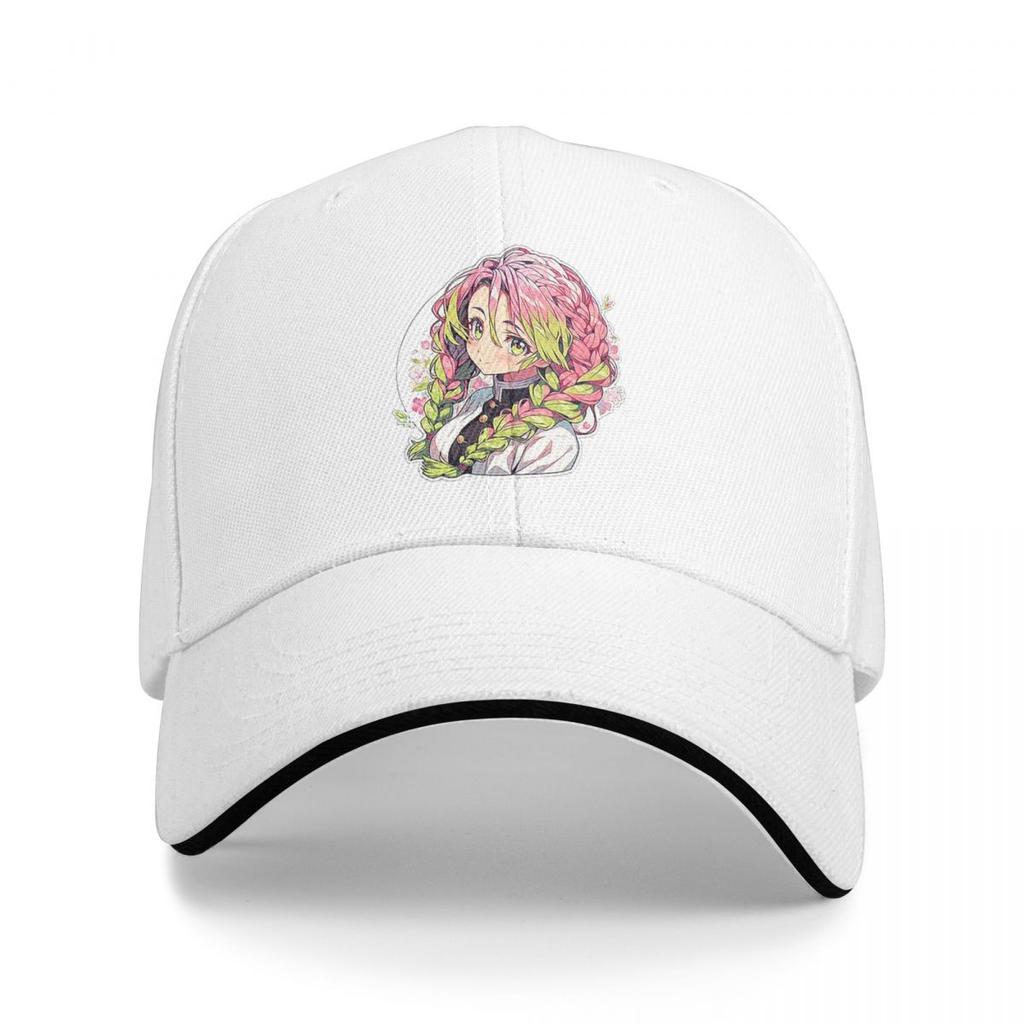 Unisex Baseball Hats Mitsuri Kanroji And Iguro Obanai Summer Sports Baseball Caps Hip Hop Cap Casquette Polychromatic Hats