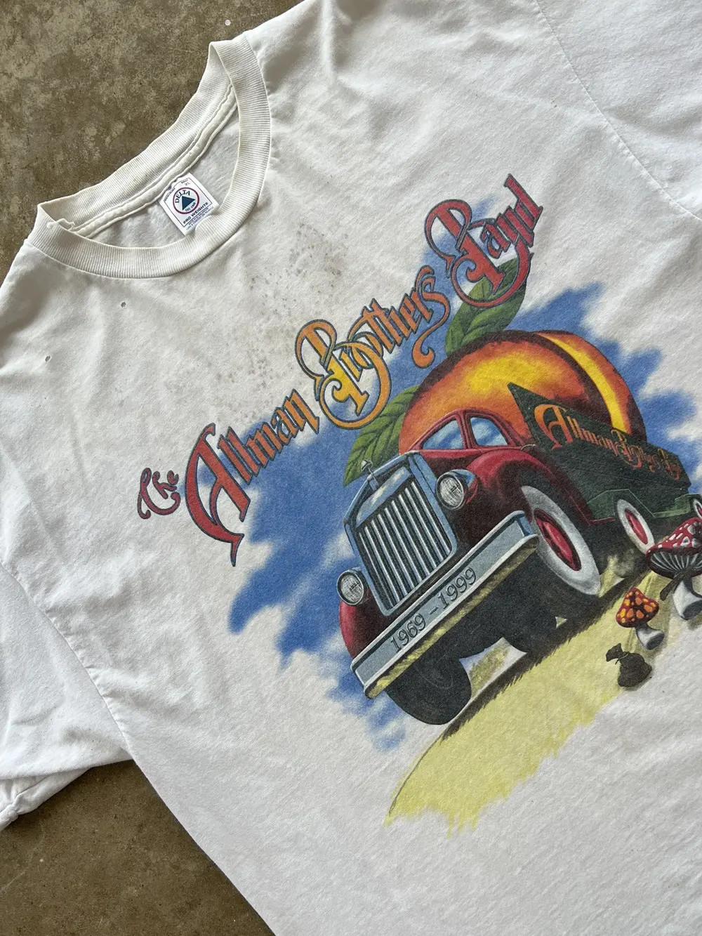 Vintage 1999 Allman Brothers Band Anniversary Tour Tee Unisex T-Shirt S