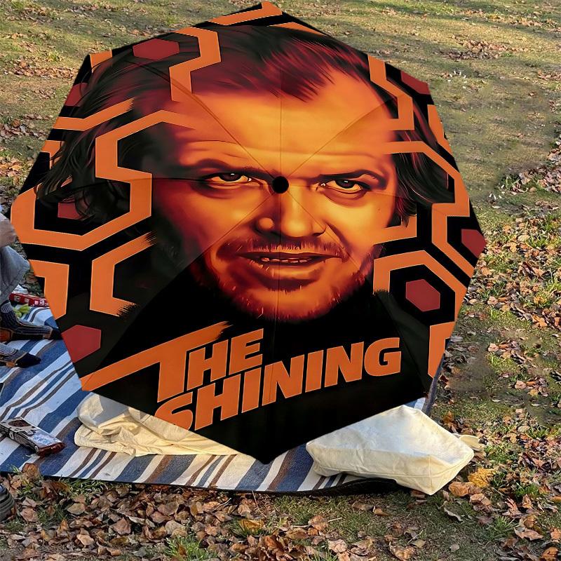 1PC The Shining Umbrella-8-Rib Reinforced, Automatic Open, Lightweight & Durable-D2646