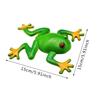 Tricky Decompress Frog Toy Simulation Frog Model Soft Rubber Fake Frog Sensory Game Excellent Gift for Children Funny Mischief