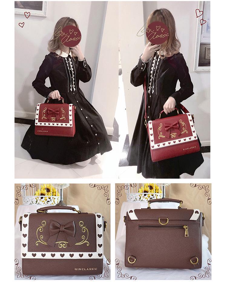 Korean-Style Lolita Crossbody Bag: Fashionable Soft Girl Handbag with Dual Shoulder Wear