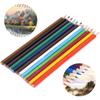 12Pcs Colored Pencil Multicolor Water Soluble Iron Bucket Packed Children S Painting Tools