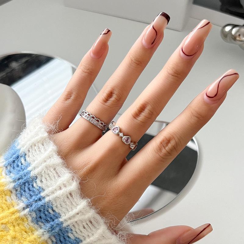 Trendy Pink Adjustable Love Ring: 2023 Stylish Niche Design for Women