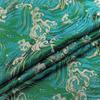 Chinese Style Damask Fabric Silk Peacock Jacquard Brocade Cloth for DIY Sewing Chinese Cheongsam Dress Skirt Material