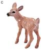 Animal Model Simulated PVC Home Decoration Beaver Anteater Squirrel Monkey White Tail Deer Fox Figurine for Children