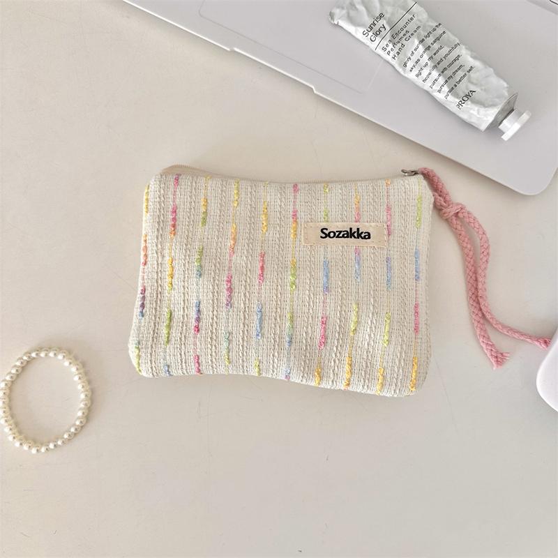 Kawaii Small Travel Cosmetic Lipstick Earphone Data Cable Storage Bag Purse Women Portable Mini Makeup Handbags Wallet Pouch Bag