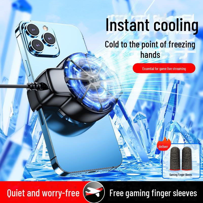 Transparent Mobile Phone Radiator DY68: Silent, Universal, Portable Wind Cooler for Fast Heat Dissipation