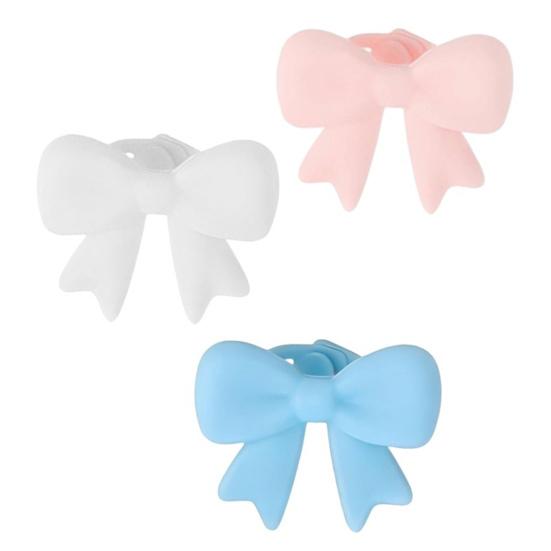 3D Bows Decor for Headphone Cute Bow Coquettish Headphone Clip Attachment Accessories Earphone Decoration for Women