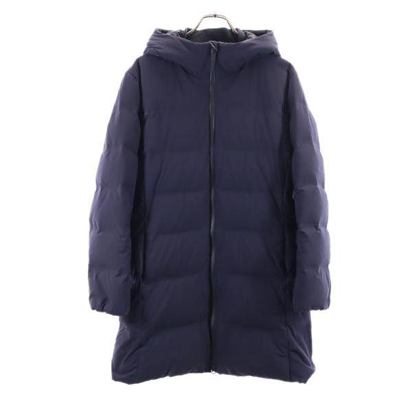 

Uniqlo Бесшовное пуховое пальто XL Темно-синее Женское Б/У