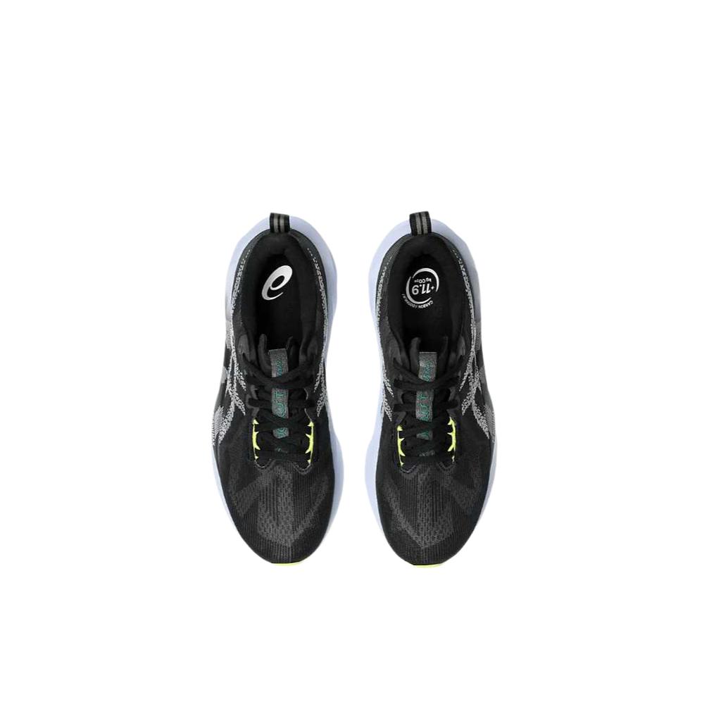 Asics Novablast 5 Modische Bequeme Weiche Vielseitige Low-Top Laufschuhe Herren Laufschuhe Schwarz Blau 1011B974-003