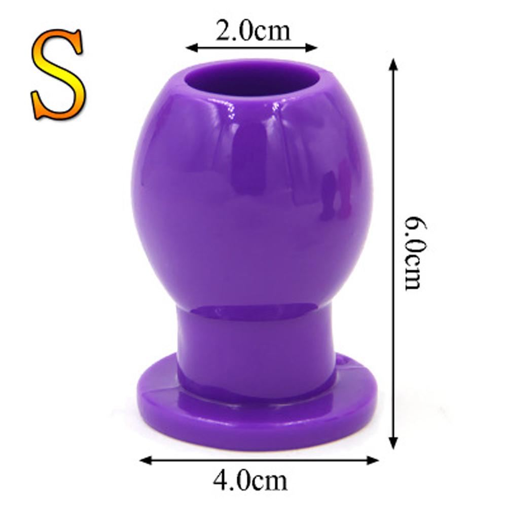 3 Sizes Hollow Anal Plug Gay Enema Tools Female Soft Vagina Speculum Pussy Anus Dilator Anal Sex Toys for Couples Sex Shop