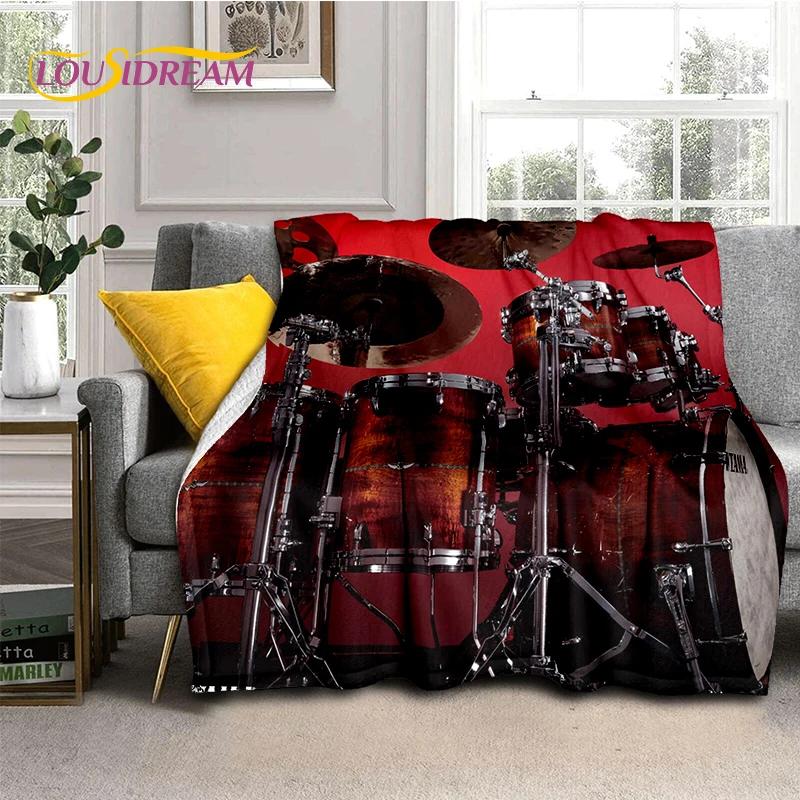 3D Musikinstrumente TAMA Schlagzeug Schlagzeug Set Decke, Weiche Überwurfdecke für Zuhause Schlafzimmer Bett Sofa Picknick Reisen Büro Abdeckung Geschenk
