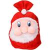 Santa Claus Gift Bag Backpack - Big Capacity Drawstring Party Favor for Christmas Candy, Holiday Event Supplies for Kids