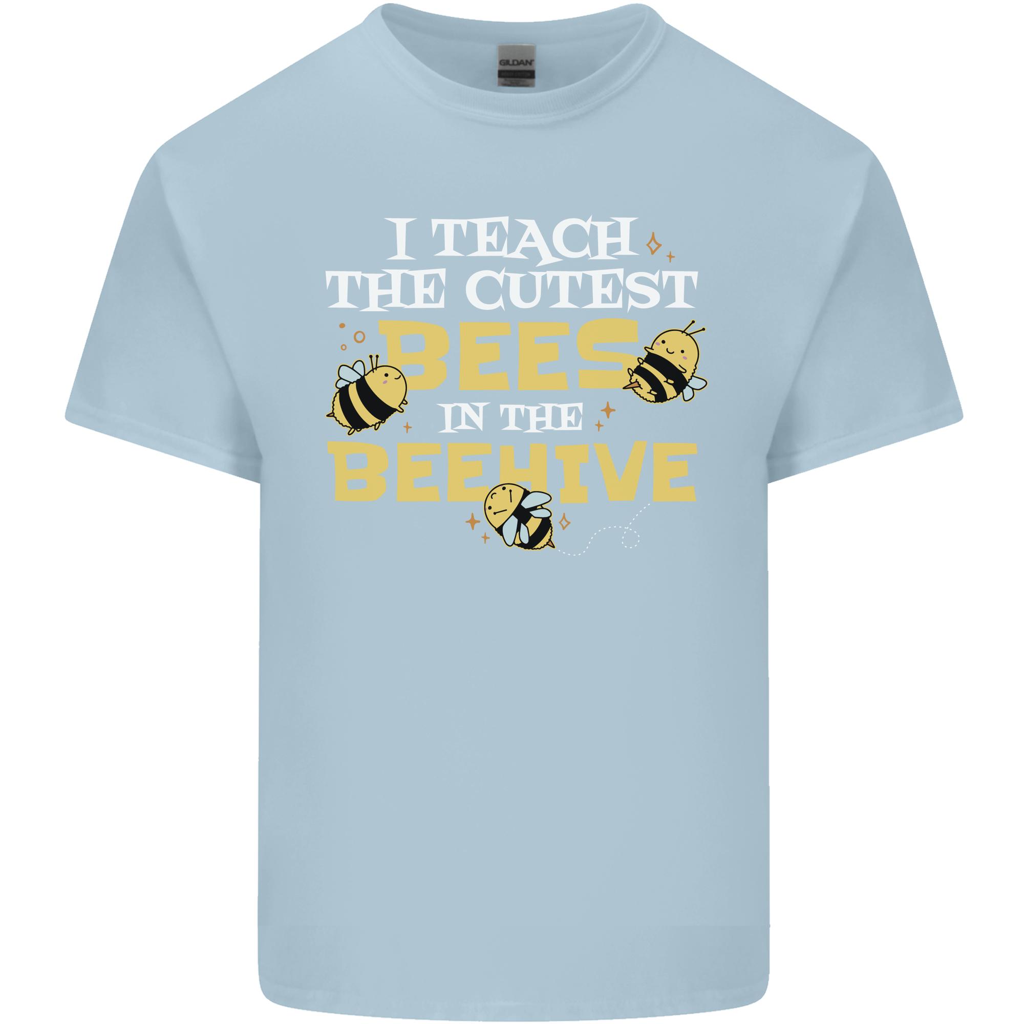 Teaching I Teach the Cutest Bees Teacher Unisexs Light Cotton TShirt S