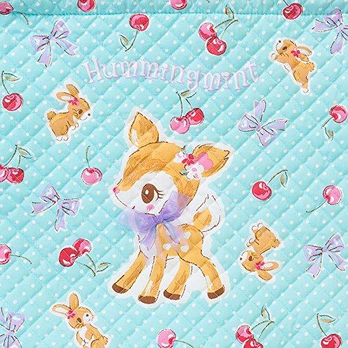 Sanrio Humming Mint Quilted Hand String Drawstring Bag (Cherry)