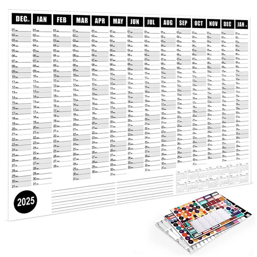 Agenda Organizer Calendar Planner Sheet Annual Planner Yearly Planner Sheet  Home Office