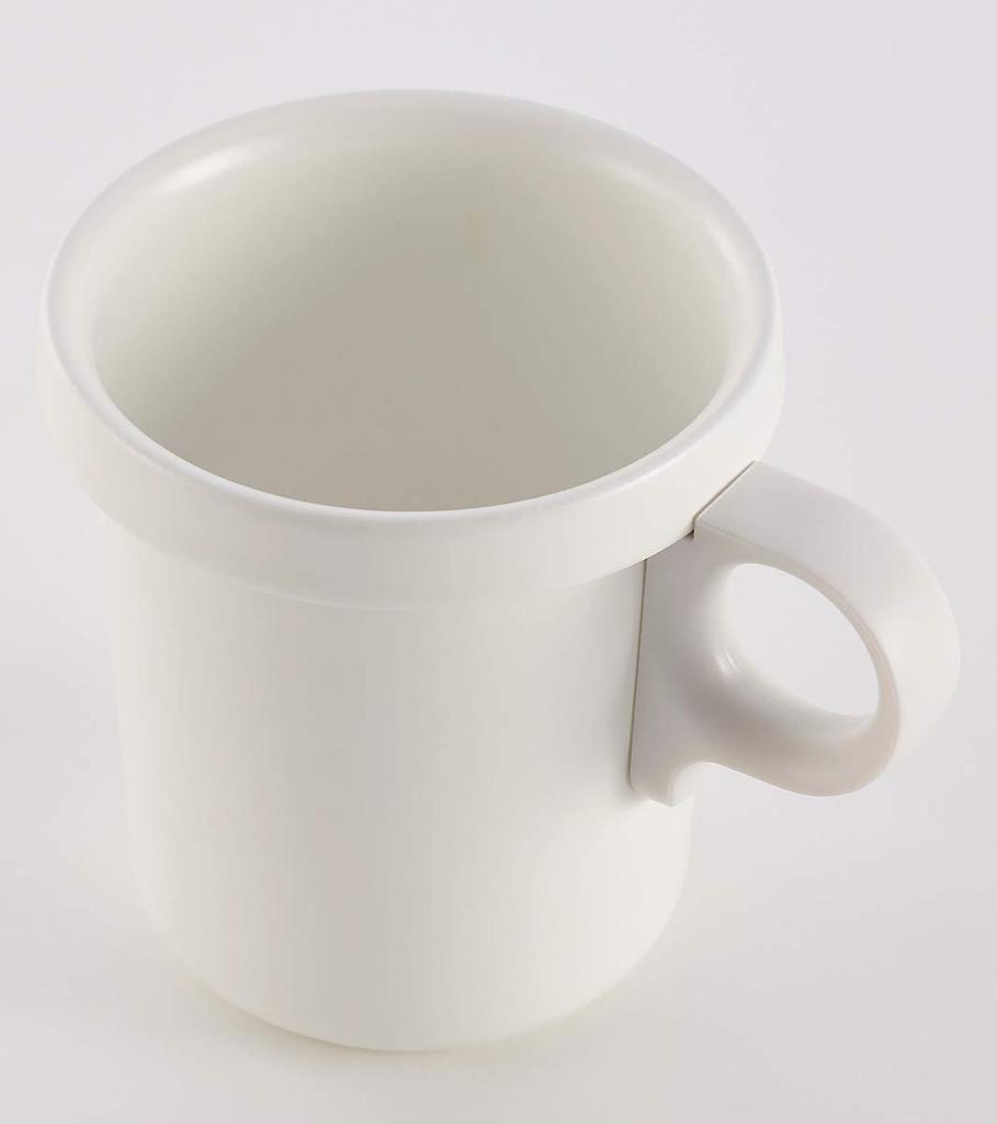 Ovject Camping Outdoor Made in Japan Mug Cup Enamel with Lid Hook Mug 360ml Detachable Handle White White O-EFM-WHWH