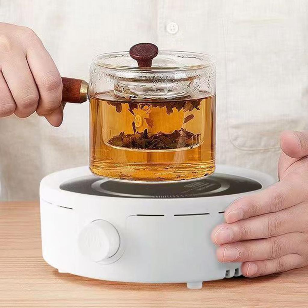 Electric Tea Stove Efficient Silent Portable Small Ceramic Hot Plate for Boiling Water Milk Coffee Tea