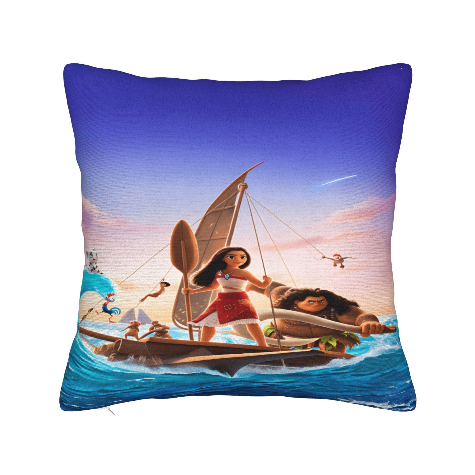 

Наволочка Мультяшная M-Моана V-Ваяна Мауи Мягкая Наволочка Для Дивана Диванчика Спальни Модная Наволочка 12x12Inch